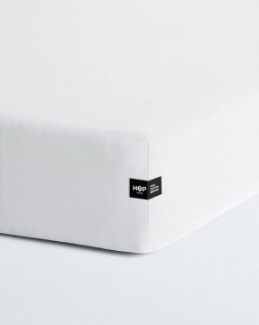 shumee PURE rjuha z elastiko - bela 220 x 260 cm - ravna