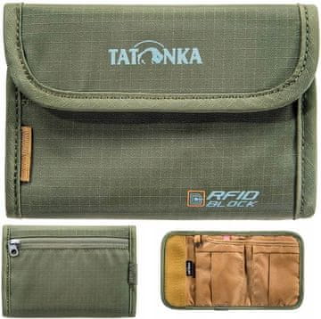 shumee Športna denarnica TATONKA z RFID B za shranjevanje - olivna