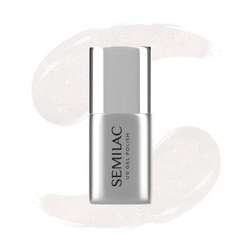 shumee SEMILAC Top No Wipe Top za hibridne lake Milky Dust 7 ml