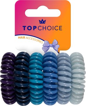 shumee TOP CHOICE Trakovi za lase - mešanica barv (20087) 1 paket - 6 kosov.