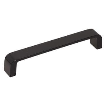 GAMET Ročaj UA120, sijajno črn, 128 mm