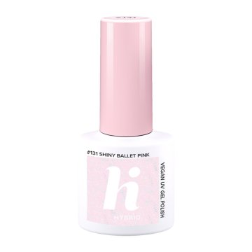 shumee HI HYBRID hibridni lak za nohte št. 131 sijoča baletno roza 5 ml