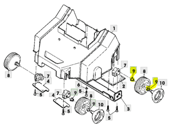 John Deere Distančnik za kolesa John Deere SA440 SA494 SA495 SA493 SA728 SABO SA18758