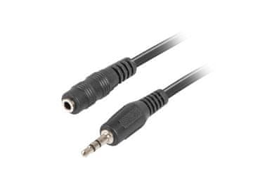 Lanberg stereo mini jack - mini jack M/F audio kabel 5m