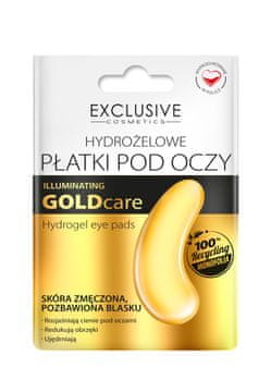 shumee EKSKLUZIVNA KOZMETIKA Goldcare osvetljevalni hidrogelni obliži za oči zlati 1 par