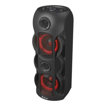 shumee Defender G78 Bluetooth zvočnik 70W MP3/FM/SD/USB/AUX/TWS/LED KARAOKE črne barve z daljinskim upravljalnikom