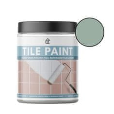 Smania TilePaint Premium premaz za keramične ploščice (300 g), barva za ploščice v kopalnici in kuhinji, samonivelirni keramični premaz zelena