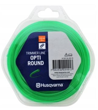 shumee Rezalna nit za okrogle trimerje Husqvarna OPTI 2,0 mm x 15 m ORIGINAL!