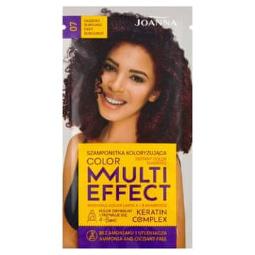 shumee Joanna Multi Effect Color Keratin Complex šampon 07 Temno bordo - 35 g