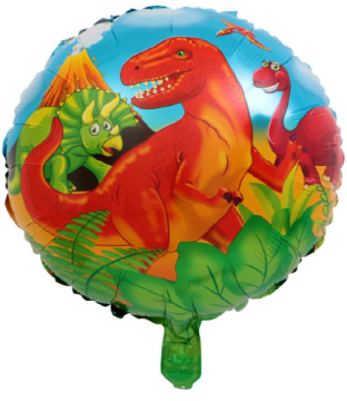shumee Folija balon z dinozavrom, 45 cm, 1 kos.