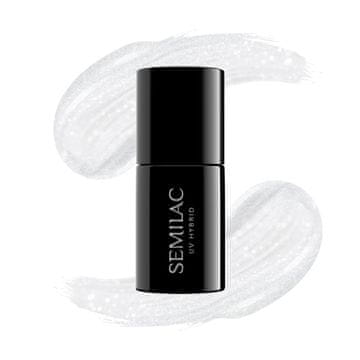 shumee SEMILAC lak za nohte Wedding Pearls 237 White Pearl Hybrid (brez HEMA) 7 ml
