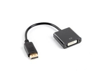 shumee Lanberg AD-0007-BK adapterski kabel DisplayPort (M) -> DVI-D (Ž)(24+5) Dual Link