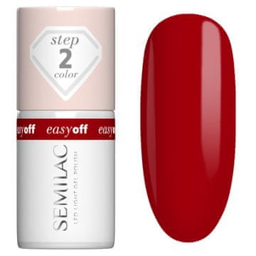 Semilac Easy Off Led Light The Red Core hibridni lak za nohte 7 ml