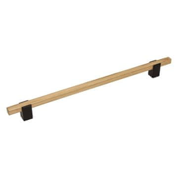 GAMET Ročaj UD35, hrast, mat črn, 288 mm
