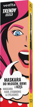 shumee VENITA Trendy maskara 3v1 za lase, obrvi in trepalnice št. 32 Intriguing Rose 13 g