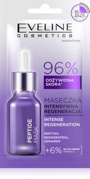 Eveline EVELINE Intenzivna regeneracijska maska za obraz - peptid 8 ml