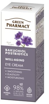 shumee GREEN PHARMACY Bakuchiol + Postbiotics krema za oči proti staranju 15 ml