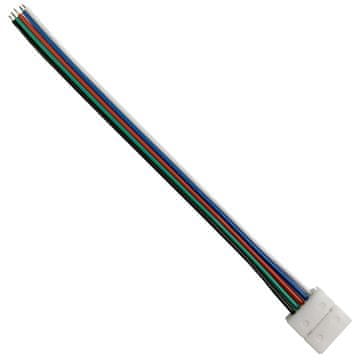 shumee Napajalni konektor za RGBW LED trakove 10 mm 5-pinski enostranski 12-24V DC 3A 320254 Polux