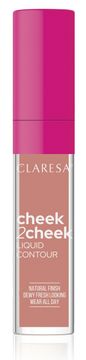 shumee Tekoče rdečilo za lica CLARESA Cheek2Cheek 01 Tea Rose 6,5 g