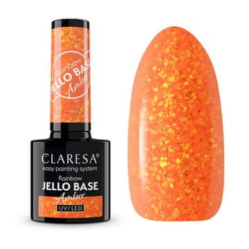 Claresa CLARESA N Mavrični hibridni lak za nohte - Jello Base Amber