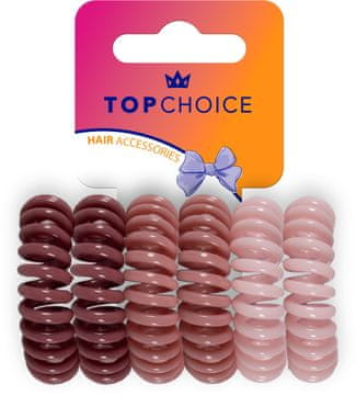shumee TOP CHOICE Trakovi za lase - mešanica barv (20094) 1 paket - 6 kosov.