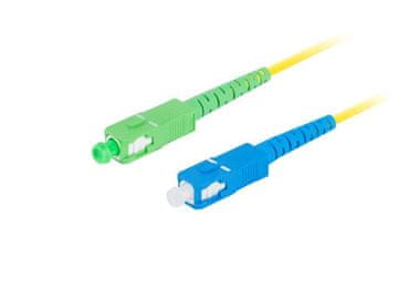 shumee Lanberg SM SC/APC-SC/UPC simplex optični patchcord 3,0 mm lszh G657A1 3 m rumen