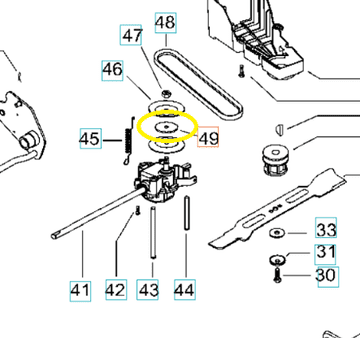 shumee Podložka bobna sklopke M53-160 AWREX Husqvarna 538235287