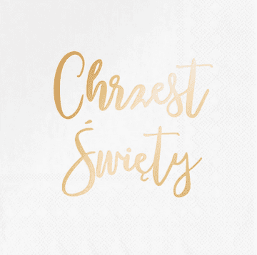 shumee Prtički za krst beli 33x33cm 10 kosov.