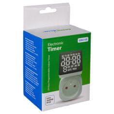 GreenBlue Časovno stikalo - digitalni časovnik GreenBlue, maksimalna obremenitev 16A, IP20, GB610 E