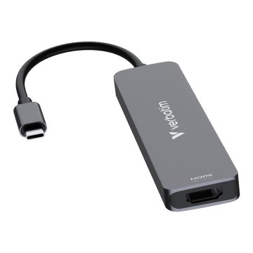 shumee Verbatimov večportni USB-vozlišče Essentials USB-C PD, USB-A 3.0, USB-A 2.0, HDMI, SD/microSD