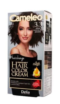 DELIA Delia Cosmetics Cameleo Omega+ permanentna barva št. 3.3 Temna čokolada