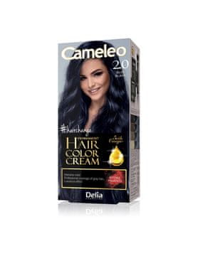 DELIA Delia Cosmetics Cameleo HCC Permanentna barva Omega+ št. 2.0 Modro-črna 1 pakiranje.
