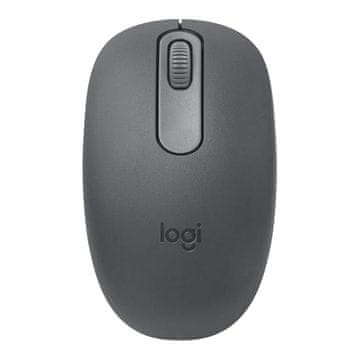 shumee Brezžična optična miška Logitech M196, grafitna
