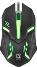 shumee Defender CYBER MB-560L 1200dpi 3P žična miška črne barve
