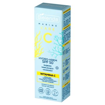 shumee BIELENDA Marine Care C hidro-krema SPF50 globoko vlažilna in zaščitna za dan - vitamin C 40 ml