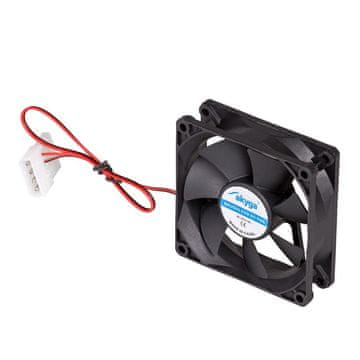 shumee Akyga AW-8A-BK 8cm črni sistemski ventilator Molex