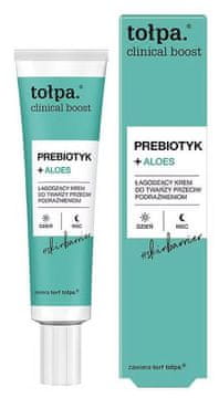 shumee TOŁPA Clinical Boost Prebiotic + Aloe pomirjujoča krema za obraz 40 ml