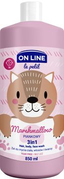 shumee SPLETNA Le Petit Baby 3-v-1 gel za umivanje telesa, las in obraza - pena 850 ml