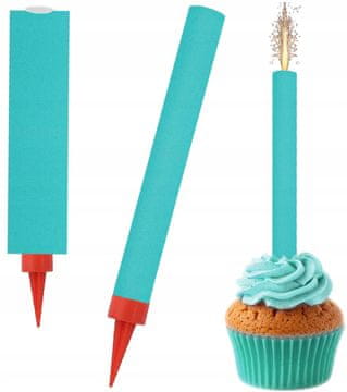 shumee Fontana za torte MONOCOROL Barvita torta, mint zelena, poroka, 18 cm