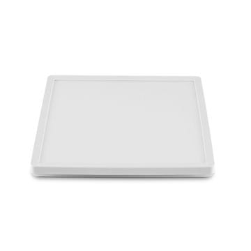 VIDEX Kvadratna stropna svetilka, bela, tanka, 22 W, 2900 lm, 4000 K, 29,2 cm, Videx