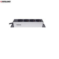 Intellinet Intellinet Rackmount Power Lock 10" 1U, 4 vtičnice 1,8 m