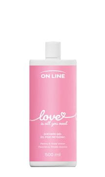 FORTE SWEEDEN Gel za prhanje Emotions Love - potonika in rožna voda 500 ml