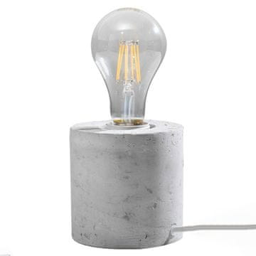 SOLLUX lighting Namizna svetilka Loft z betonskim podnožjem SALGADO 1xE27 15W SL.0680 Sollux Lighting