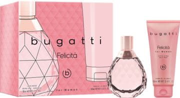 shumee BUGATTI Felicitá ženski darilni set (60ml parfumska voda + 100ml gel za tuširanje)