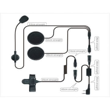 shumee Slušalke za odprto čelado, K-vtič