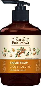 ELFA PHARM Tekoče milo GREEN PHARMACY Mandlji + arganovo olje 460 ml