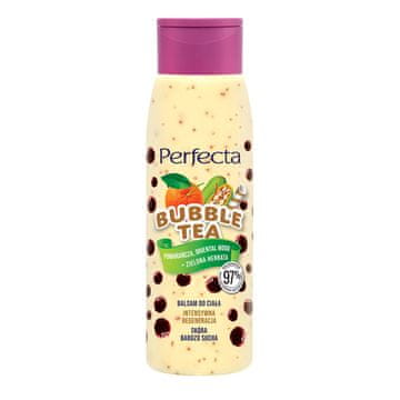 DAX Perfecta Bubble Tea intenzivni regeneracijski balzam za telo - pomaranča, orientalski les in zeleni čaj 400 ml