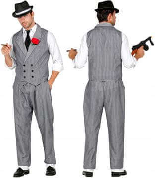 shumee Gangsterski kostum Retro noč čarovnic karnevalska plesna ...