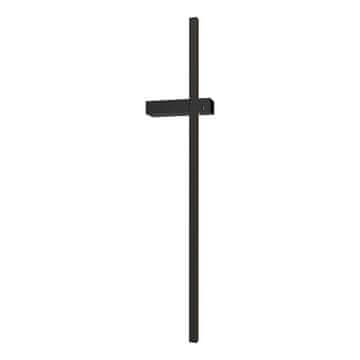 shumee Minimalistična stenska svetilka, podolgovata črna palica, 60 cm, za dnevno sobo, spalnico, topla barva, LED 8W, VISION Milagro