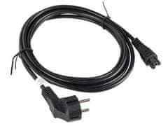 shumee Lanberg CEE 7/7 -> IEC 320 C5 napajalni kabel za prenosnik (sljuden) 3 m VDE črne barve